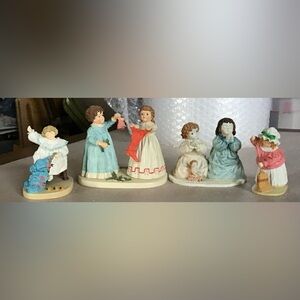 Estate auction Maud Humphrey Bogart 4-Figurines Victorian Heirloom Collectibles